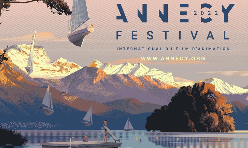 Affiche du festival d'Annecy 2022