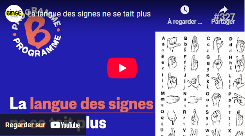 La langue des signes ne se tait plus - Nouvel onglet